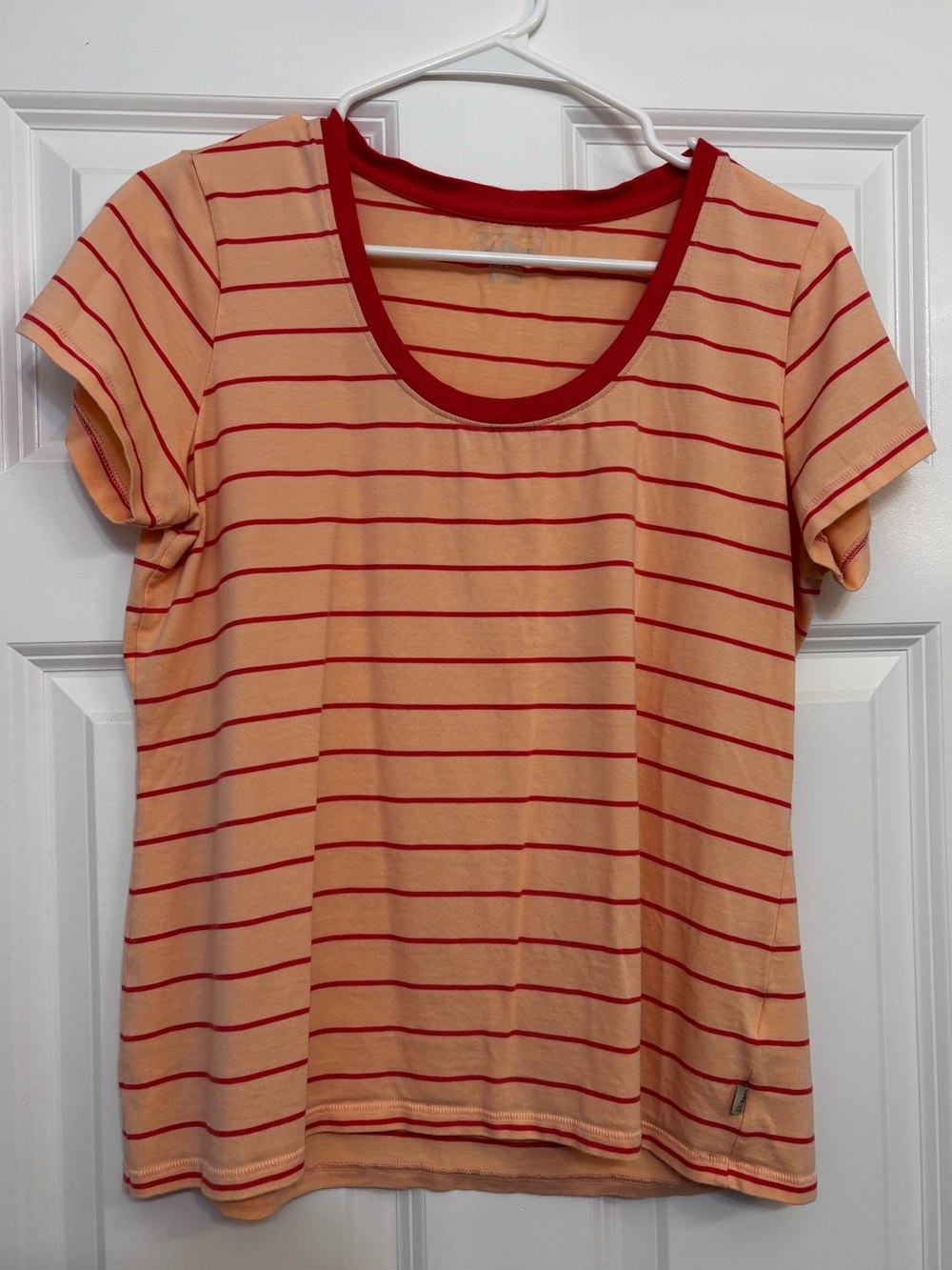 LLBEAN Supima Scoopneck Stripe Top